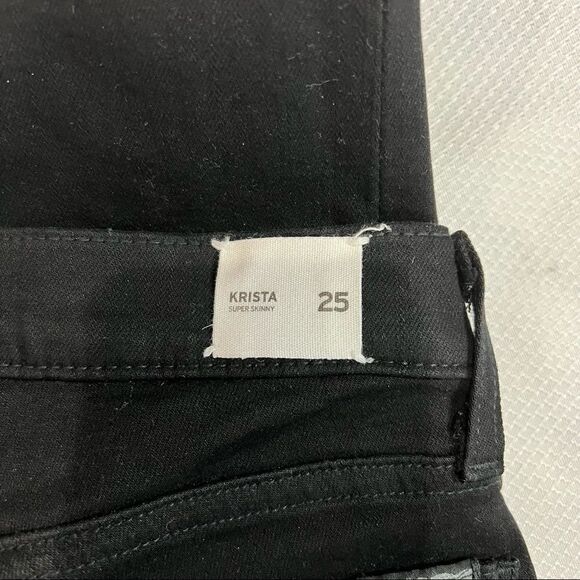 Hudson Black Krista Super Skinny Jeans‎ - Picture 4 of 11